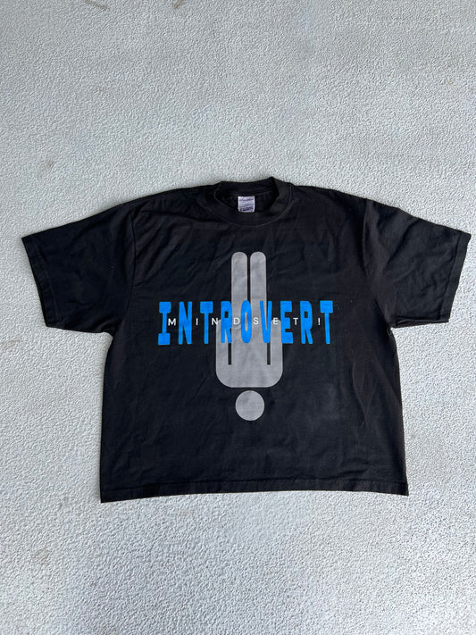 INTROVERT SHIRT BLACK/BLUE